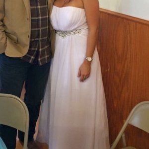 Strapless Bridal/ Bridesmaid/ Evening Gown / Prom/